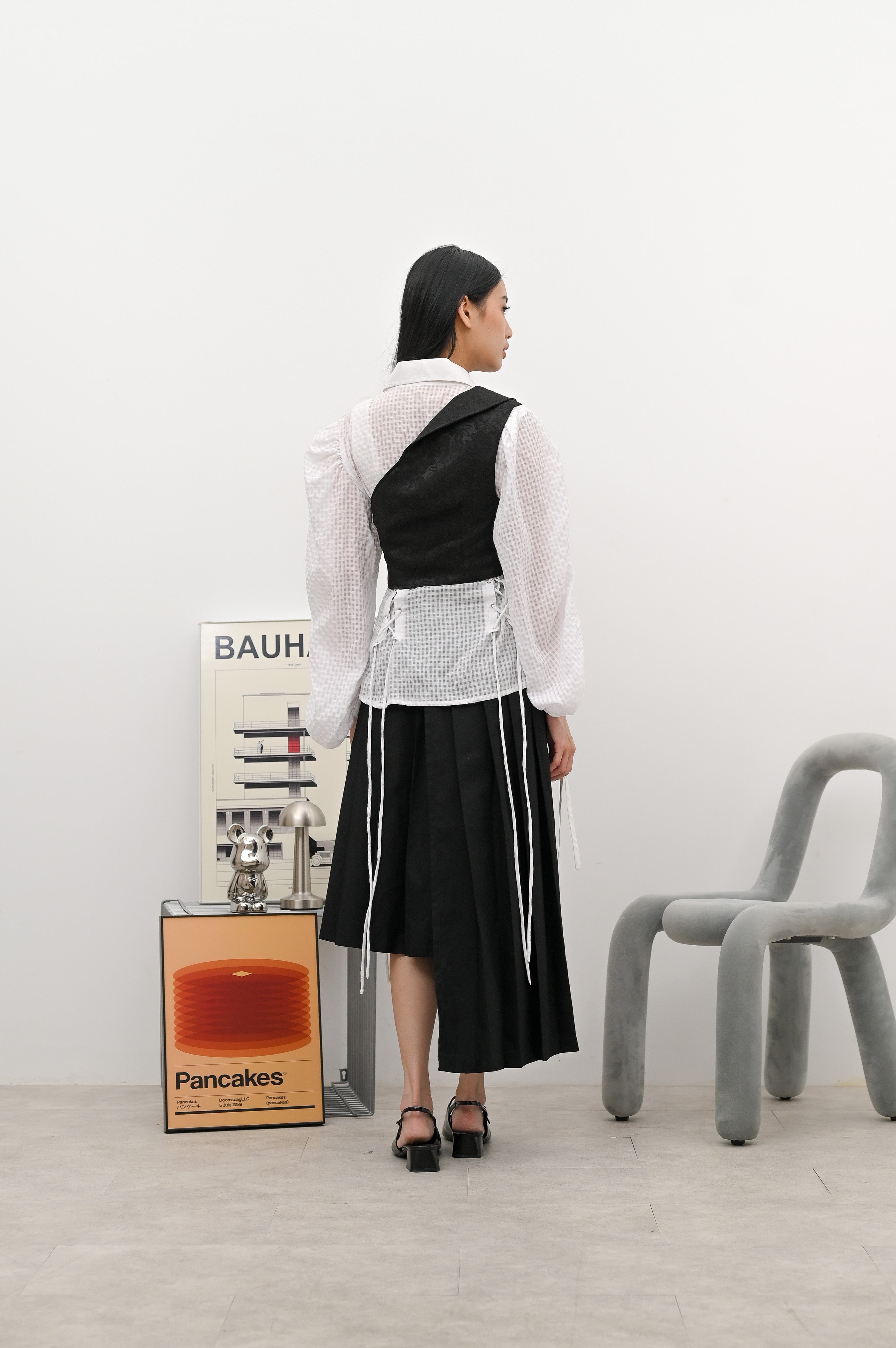 Junko Vest Black - Alexalexa