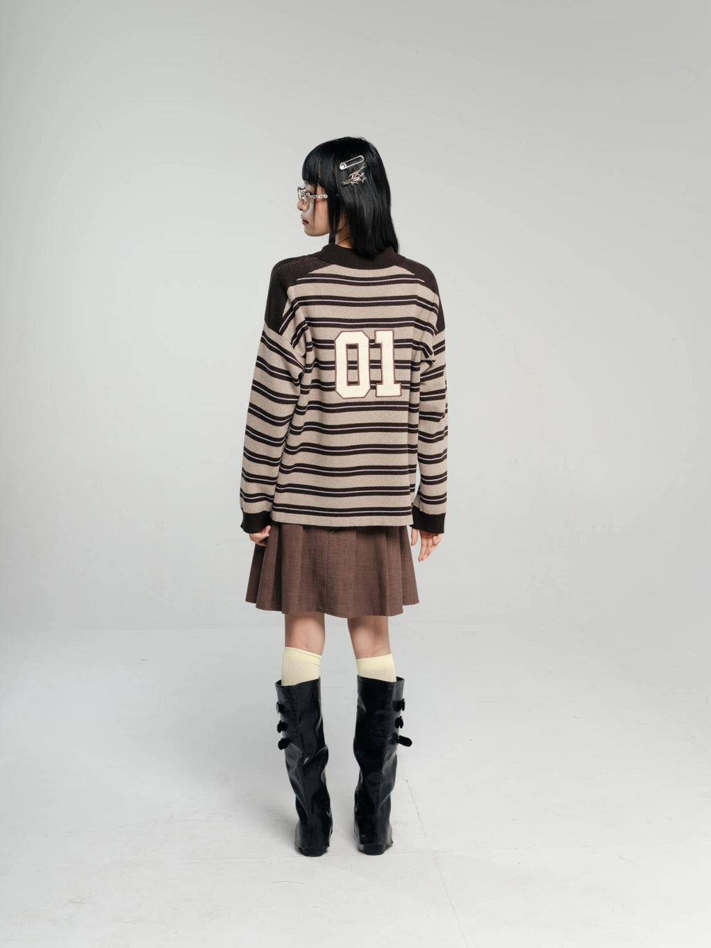 Yushi T Shirt Brown - Tome Ame