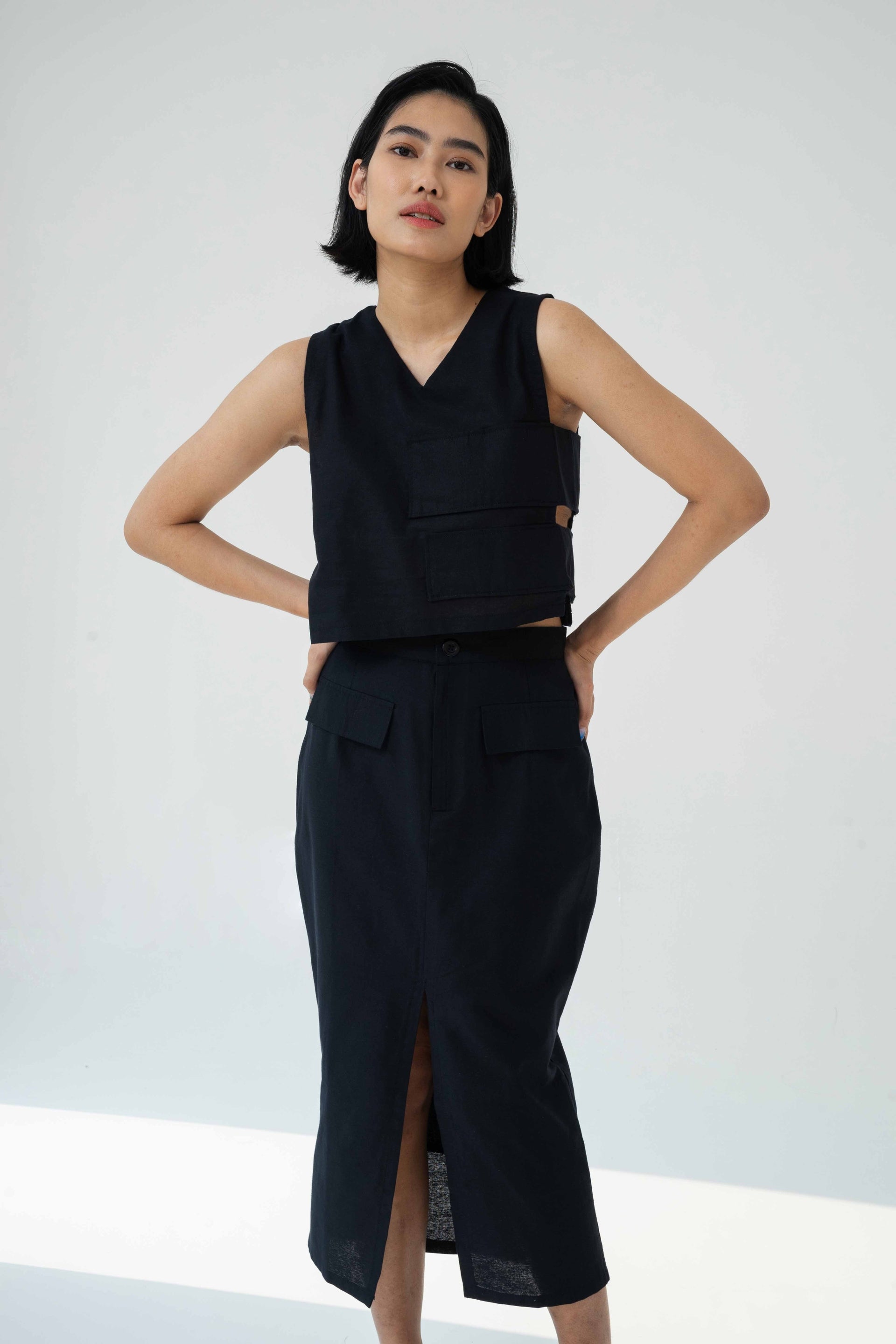 Alika Alana Blouse Black - Morningsol