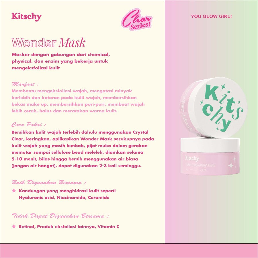 Wonder Mask Triple Exfoliating Mask - Kitschy