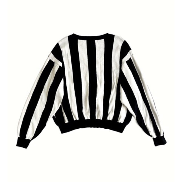 Ribbon Knit Stripes Cardigan - Argyle & Oxford