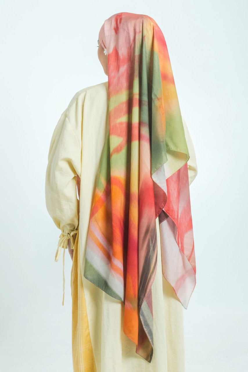 Aurora Shawl Hijab - Earth Major