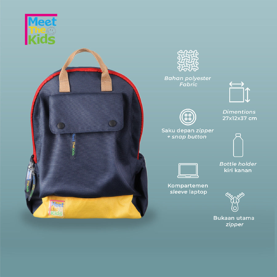 MTK Bags Navy - Meet The Kids