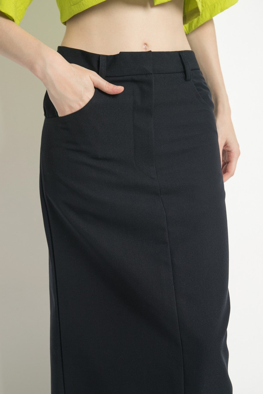 Carter Maxi Skirt Black - Alexalexa