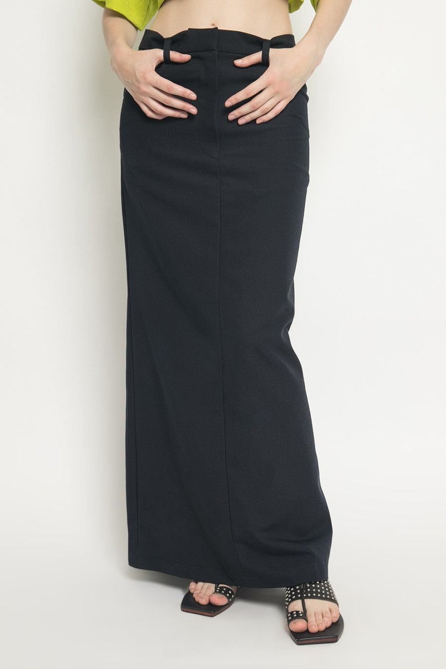 Carter Maxi Skirt Black - Alexalexa