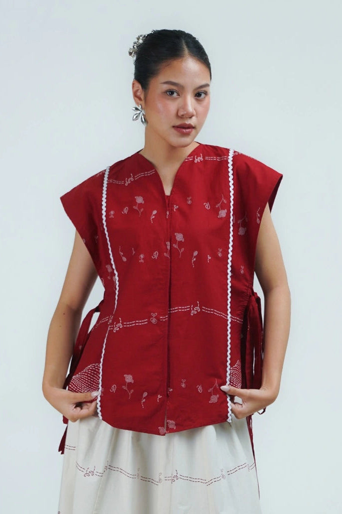 Kembali Vest Red - Damakara