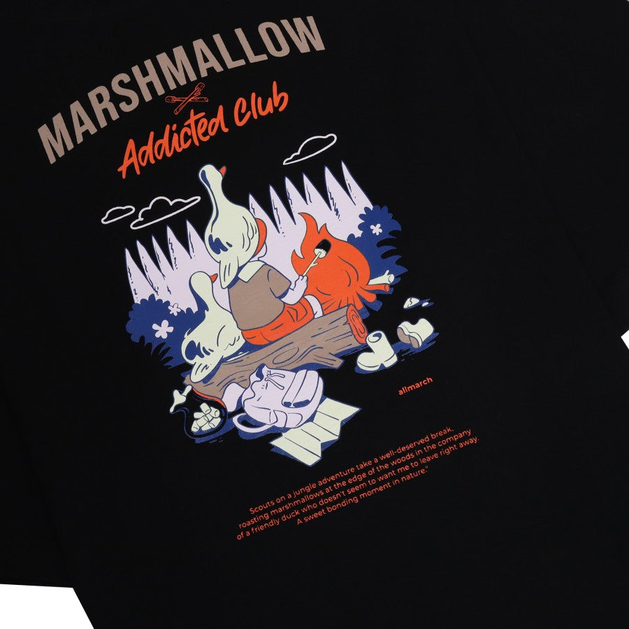 Marshmallow T-Shirt Black - All March