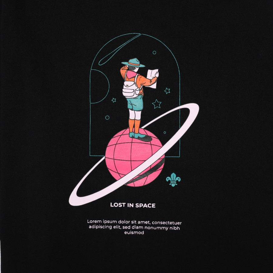 Lost In Space Tshirt Black - All March