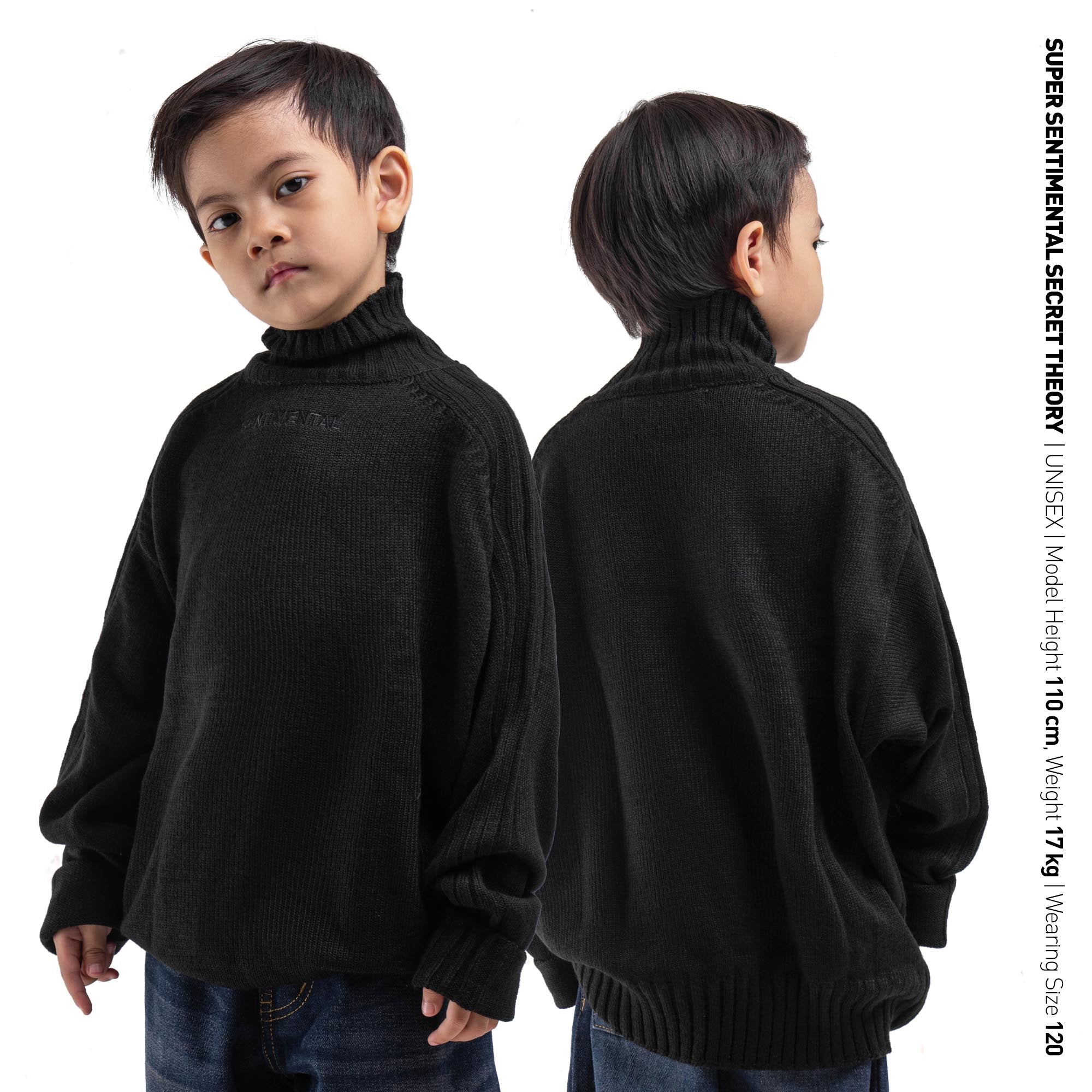 Fisherman Black Crewneck - Ssst Kids