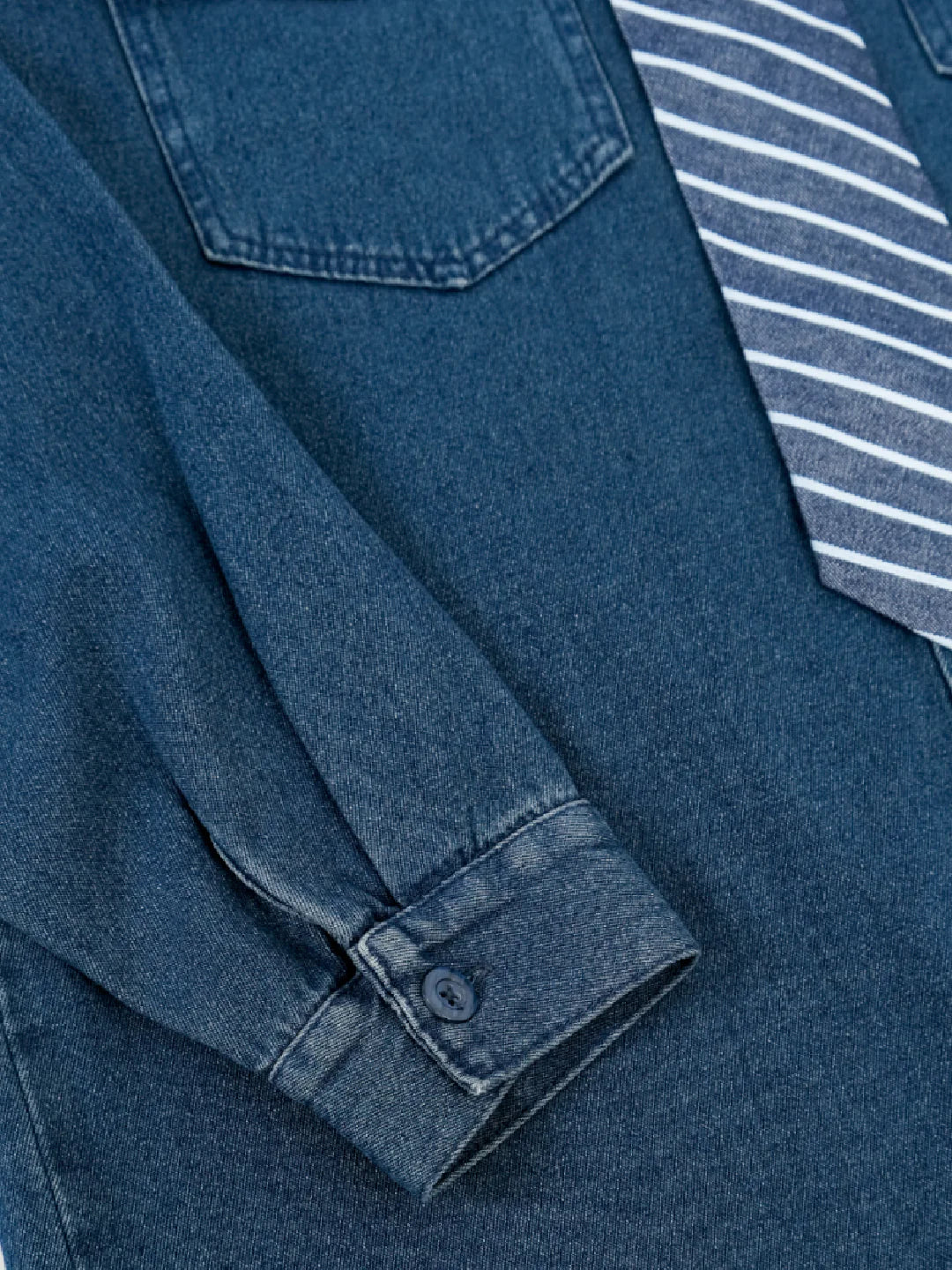 Frankie Shirt Dark Denim - Ambra La Moda