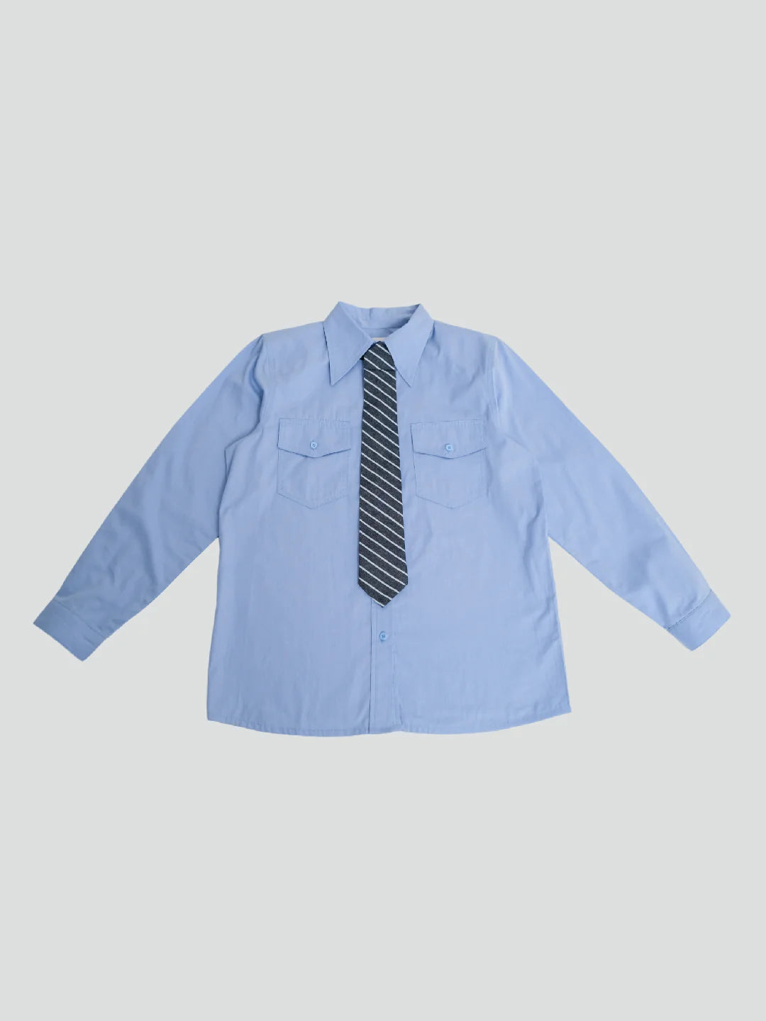 Frankie Shirt Powder Blue - Ambra La Moda