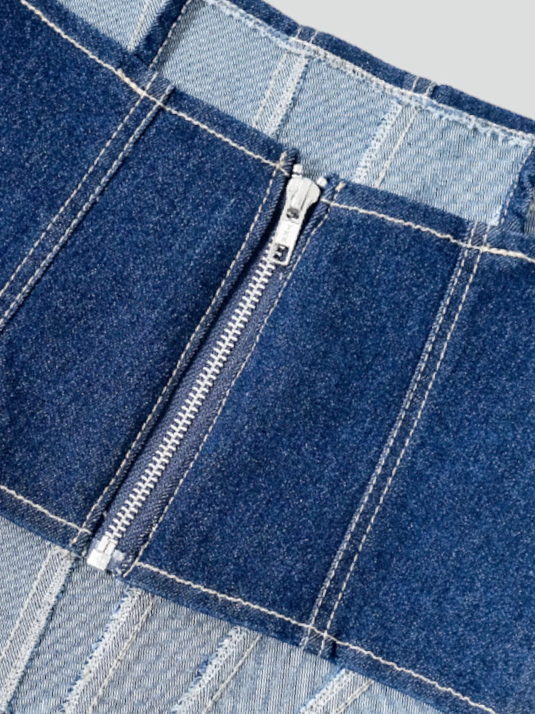 Ivy Corset Denim Dark Blue - Ambra La Moda