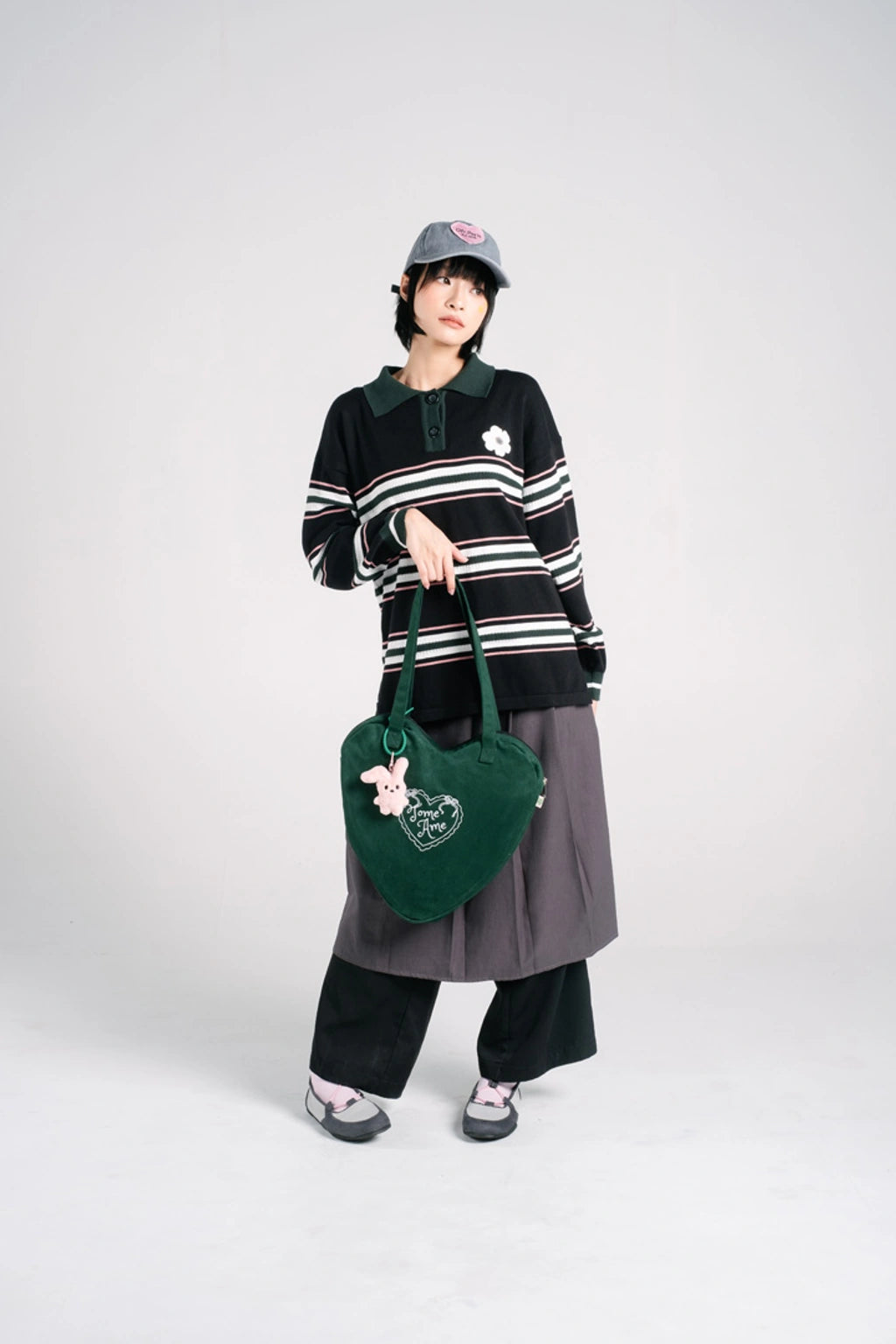 Ame Tote Bag Dark Green - Tome Ame