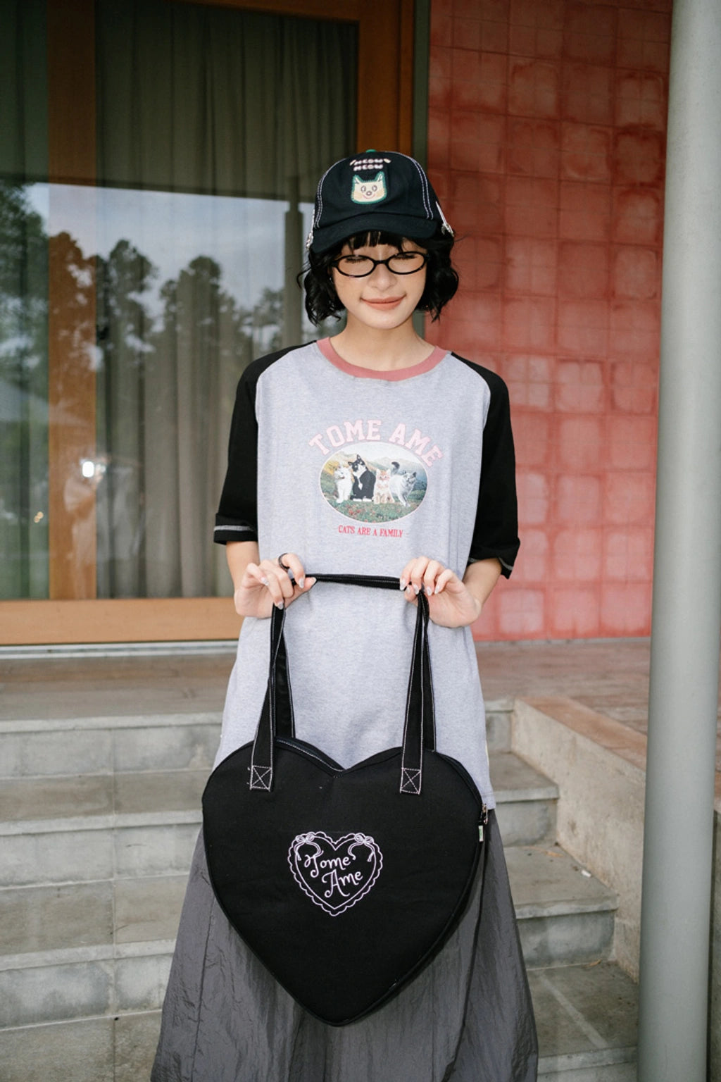 Ame Tote Bag Black - Tome Ame