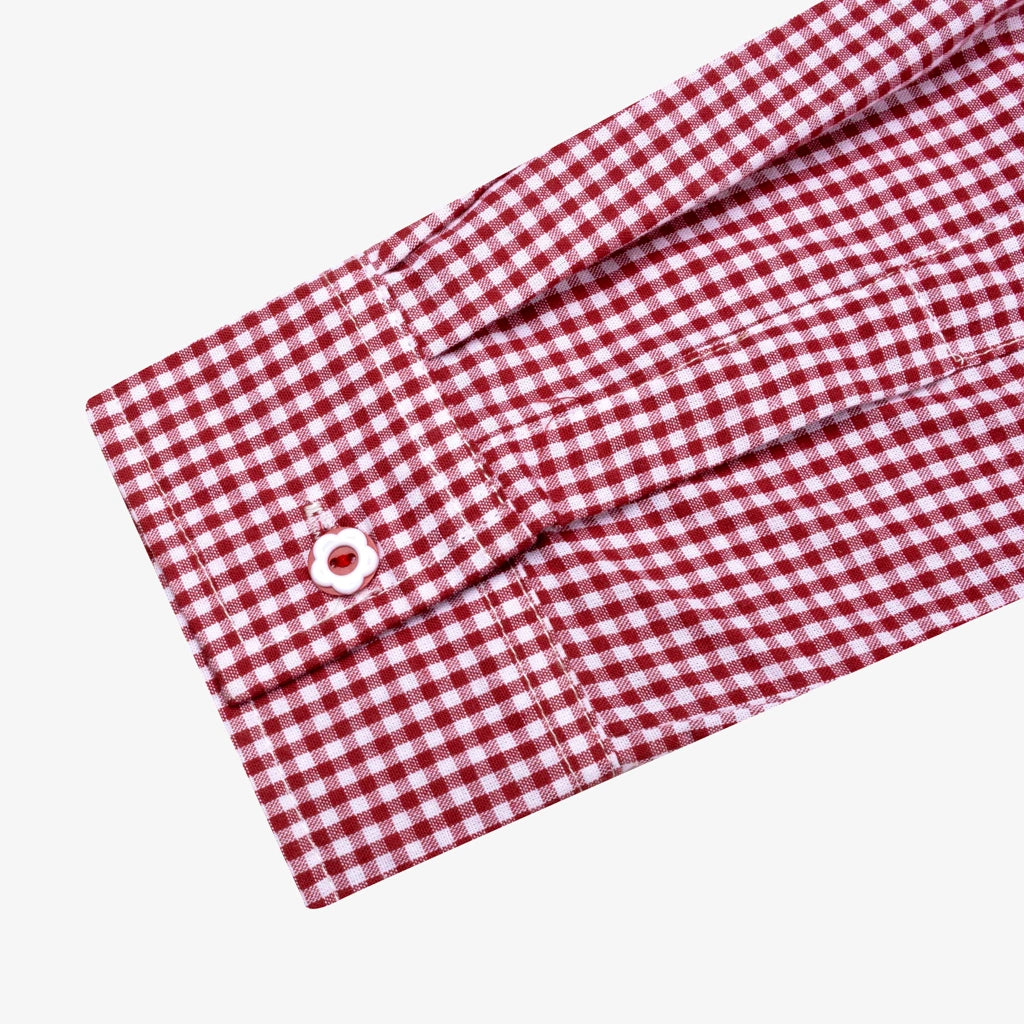 Chiko Plaid Shirt Red - Tome Ame