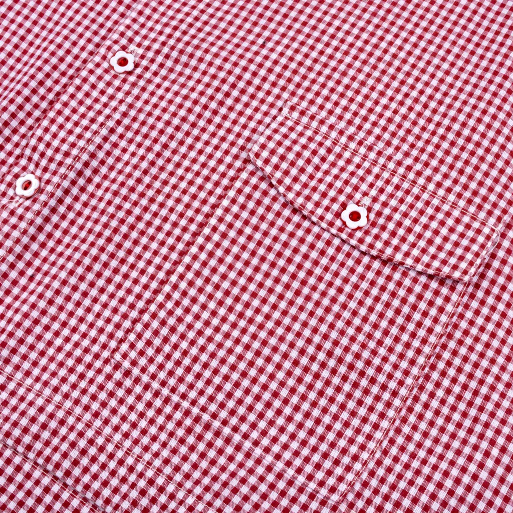 Chiko Plaid Shirt Red - Tome Ame