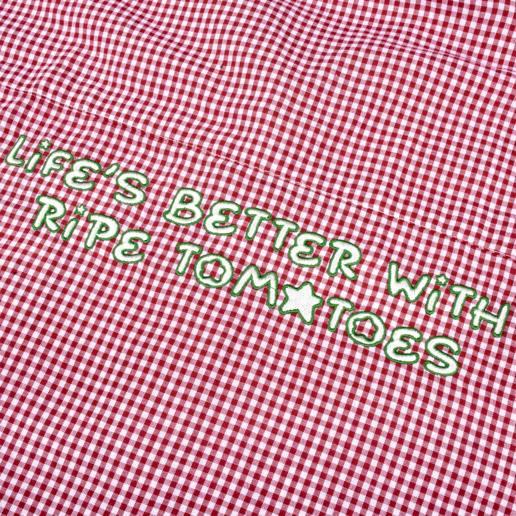 Chiko Plaid Shirt Red - Tome Ame