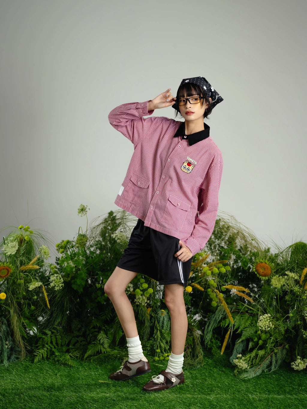 Chiko Plaid Shirt Red - Tome Ame