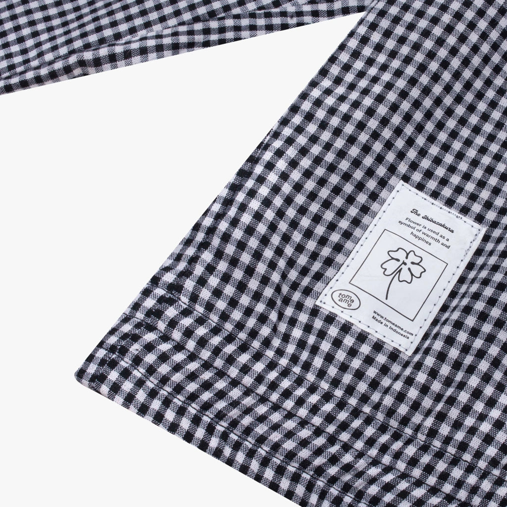 Tometo Plaid Shirt Black - Tome Ame