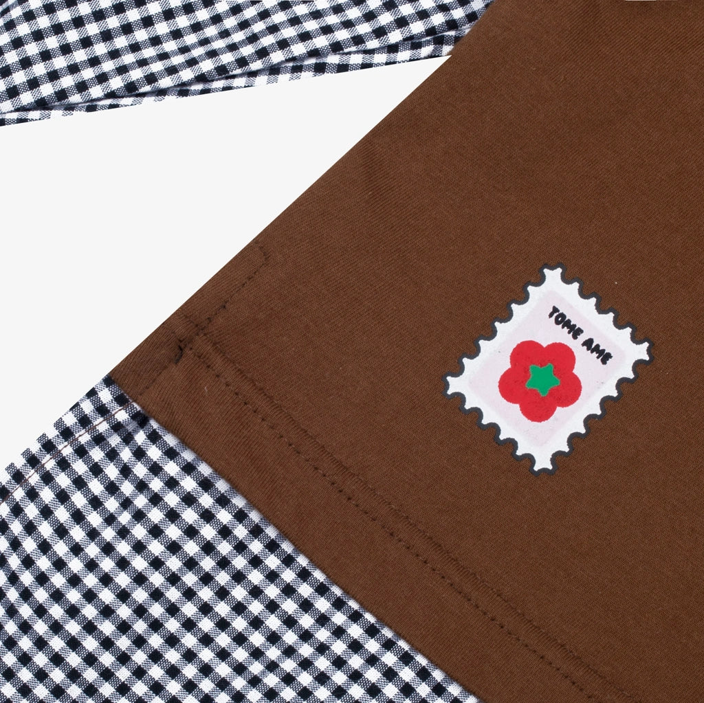 Yurina Boxy Longsleeve Brown - Tome Ame