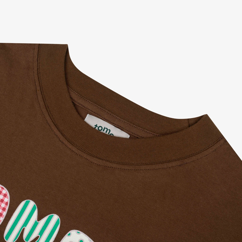 Yurina Boxy Longsleeve Brown - Tome Ame