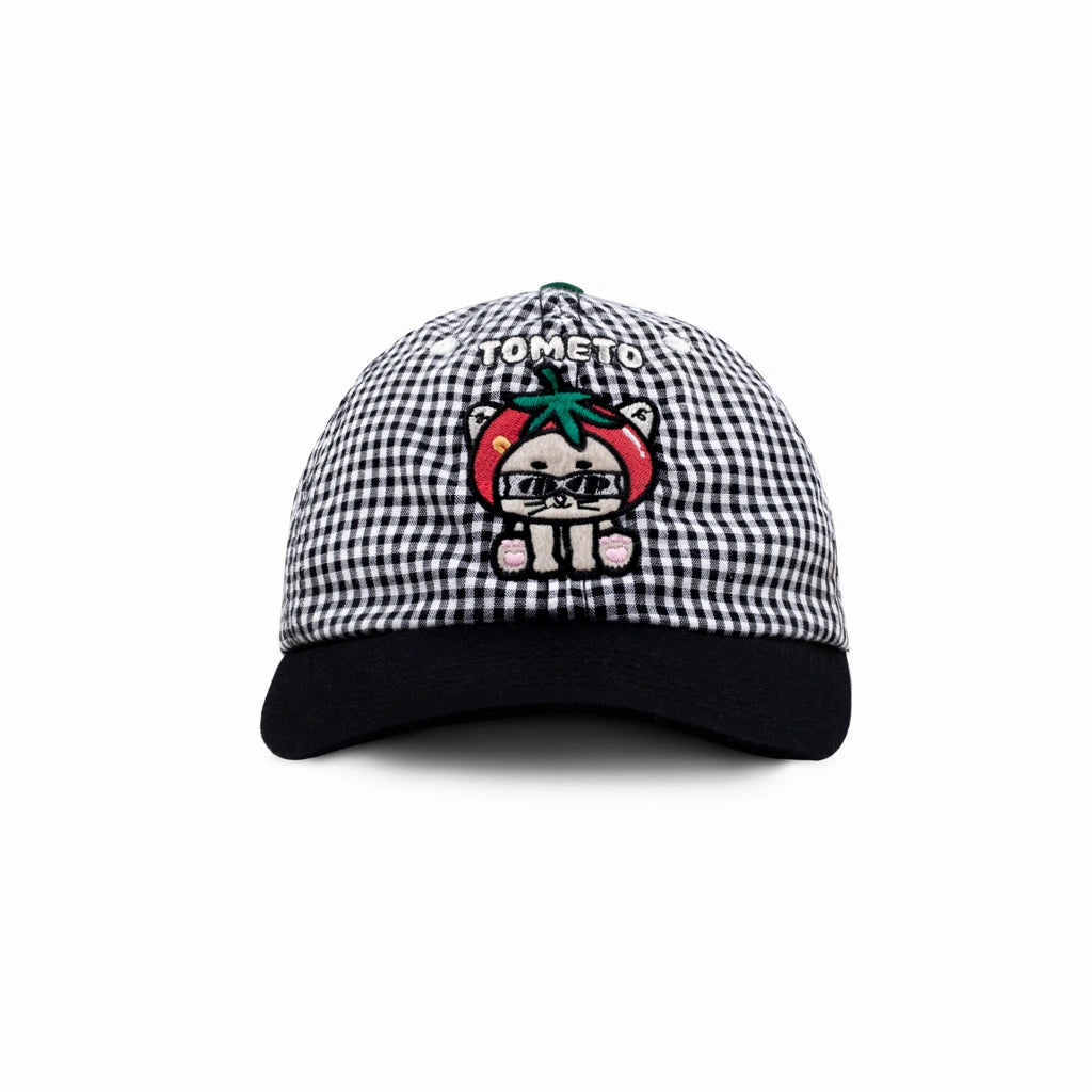 Kou Cap Plaid Black - Tome Ame