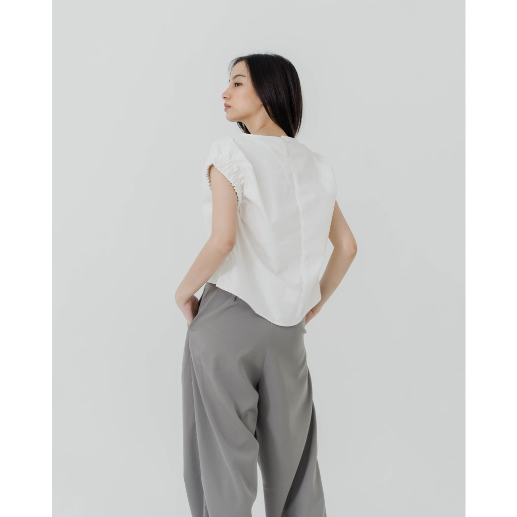 Gomu Blouse Broken White - Kajuaruna