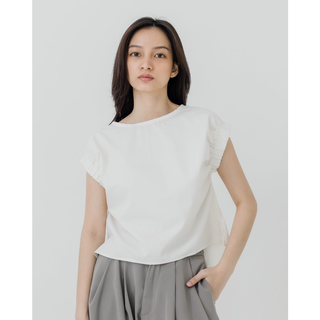 Gomu Blouse Broken White - Kajuaruna