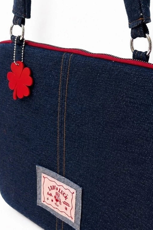 Beatrice Laptop Bag Dark Denim - Luella