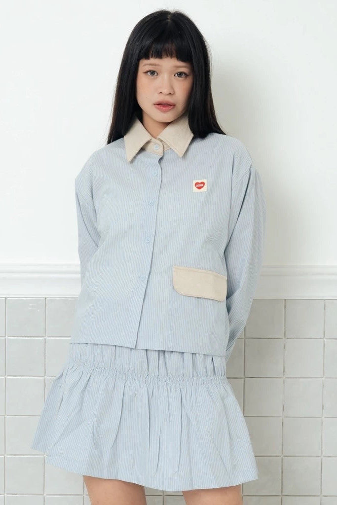 Callum Shirt Blue - Not Your Company