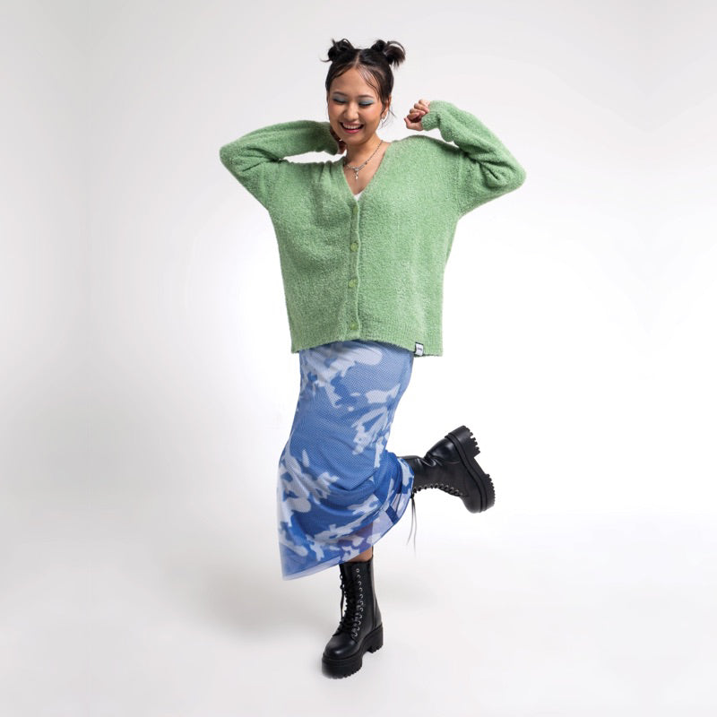 Playwithpattero Frost Flower Multi Skirt & Dress Blue 2