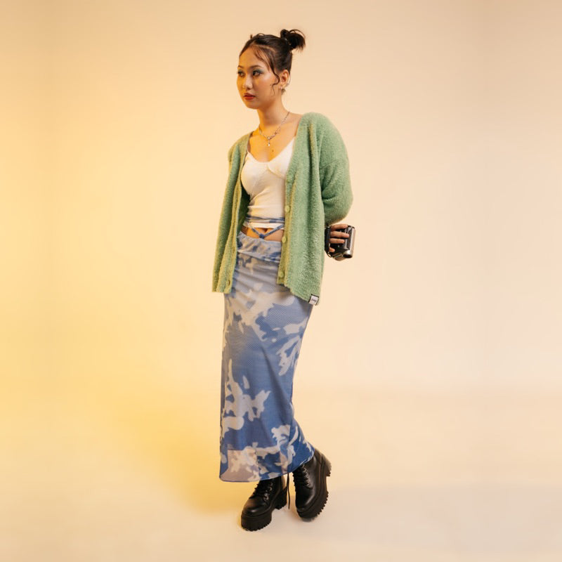 Playwithpattero Frost Flower Multi Skirt & Dress Blue 3