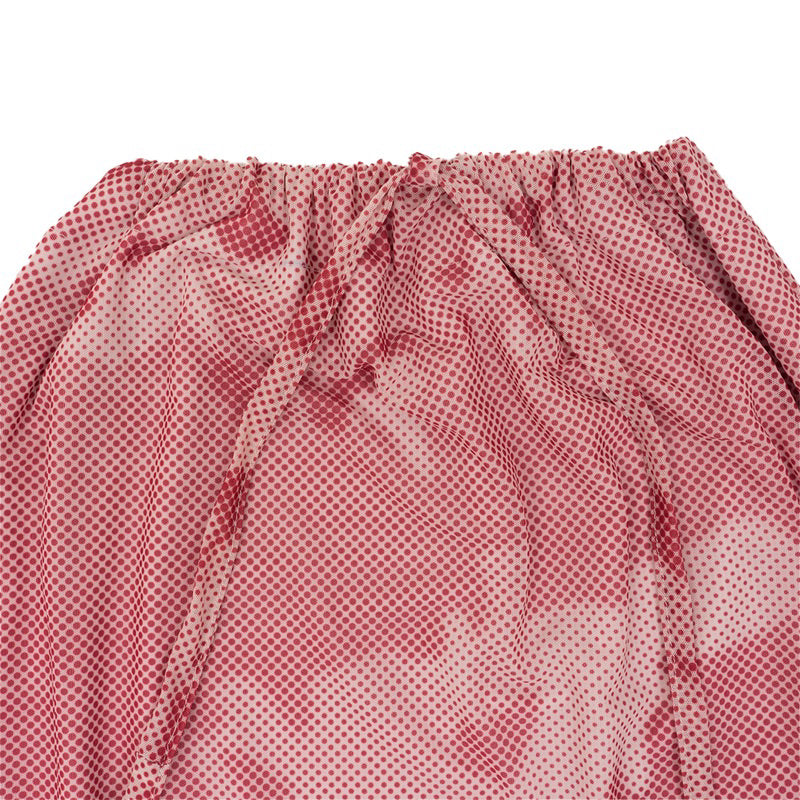 Playwithpattero Multi Skirt and Dress Frost Flower Red Details 2