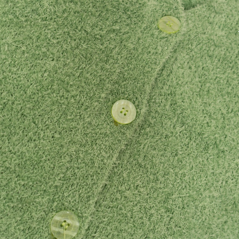 Playwithpattero Cardigan Fern Seaweed Details