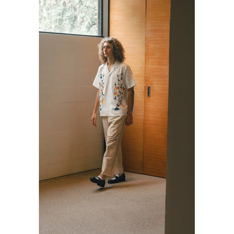 Peonia White Shirt - Sanje