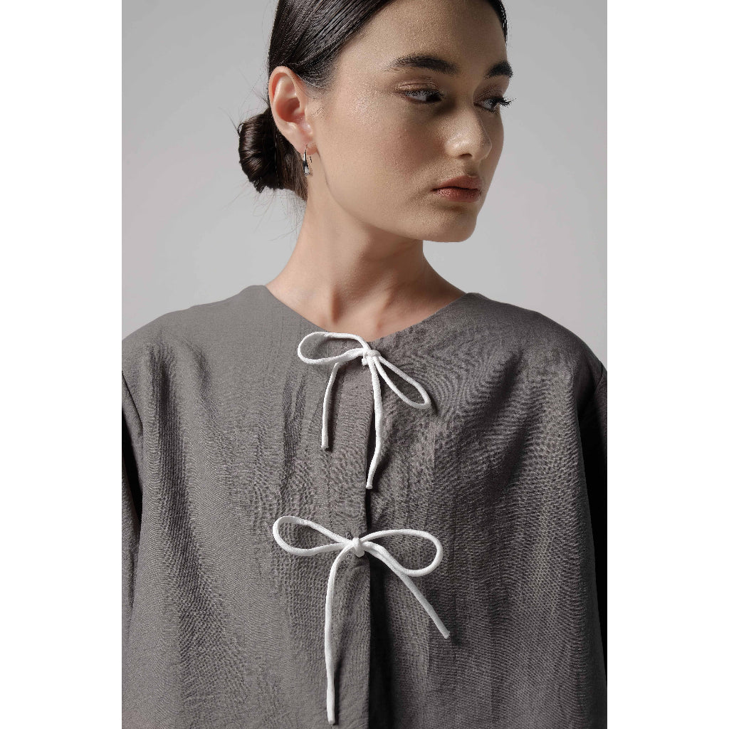 Tail Blouse Grey - Kajuaruna