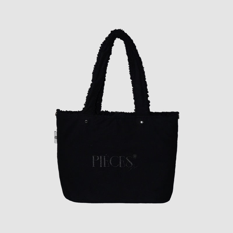 Pieces Reversible Bag Black - Lou Tropics