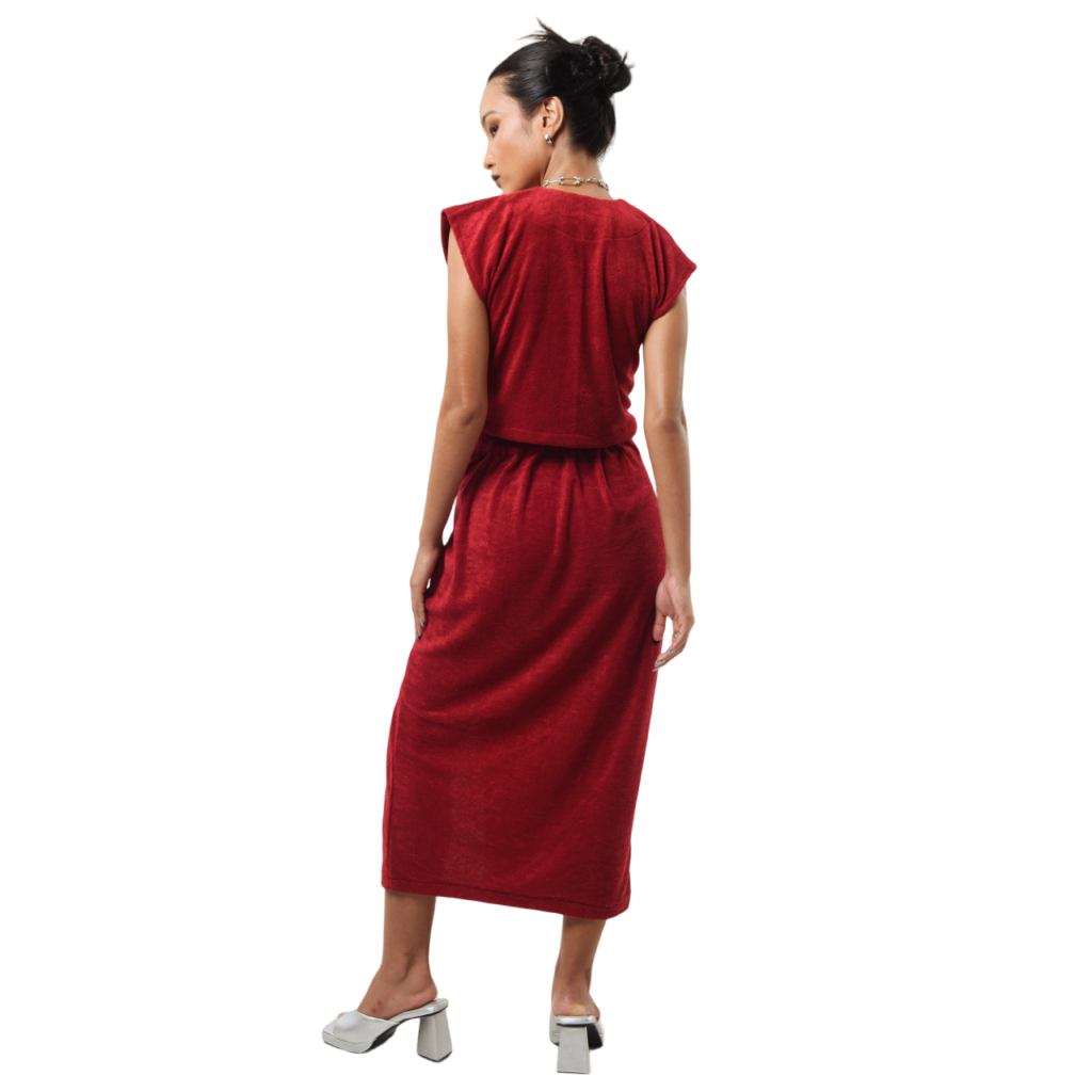 Suney Top In Maroon - Isoos Studios