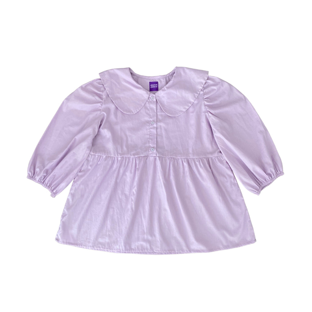 Scallop Chemise Pink Shirt - Tuff Puff