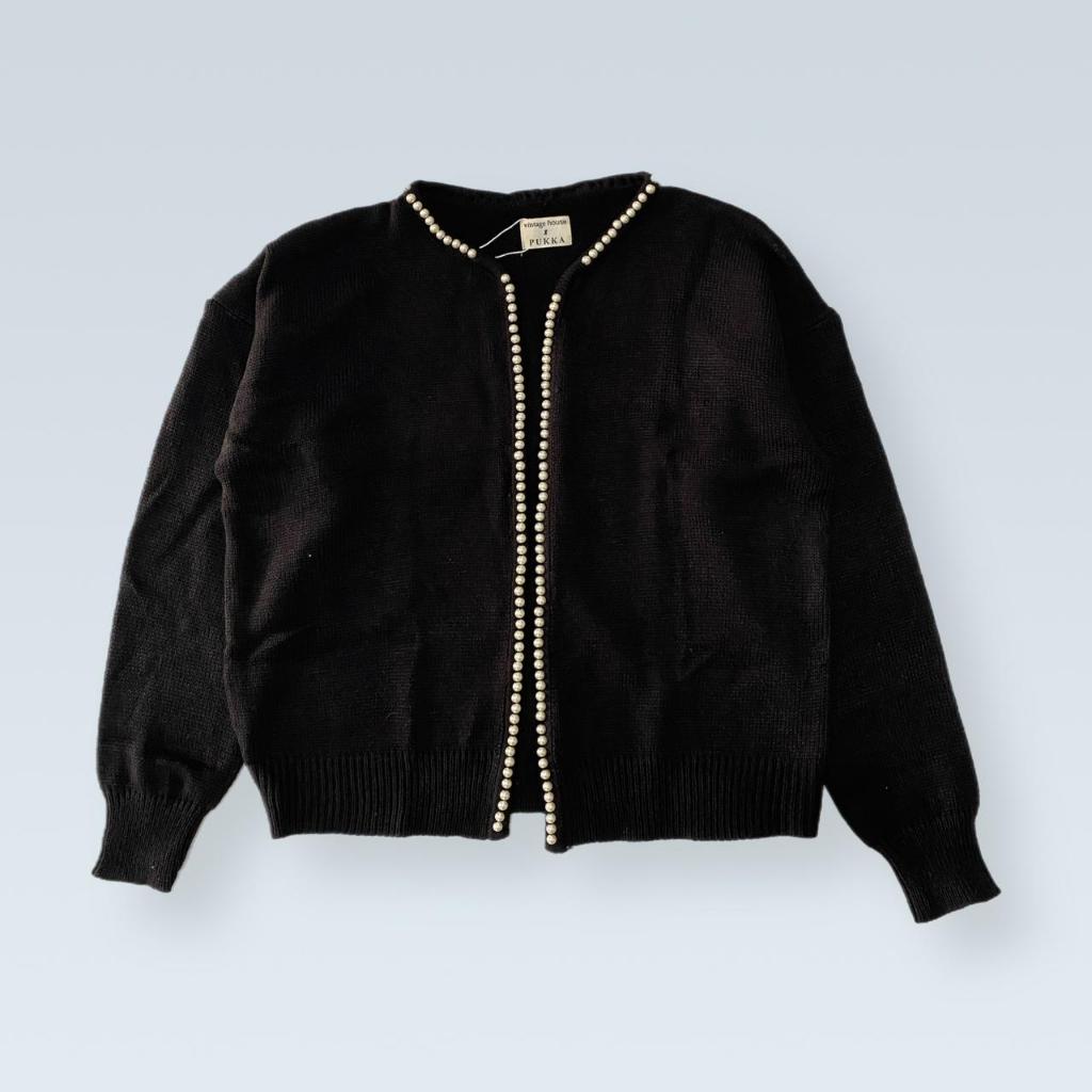 Pearl Cardigan Black - Pukka