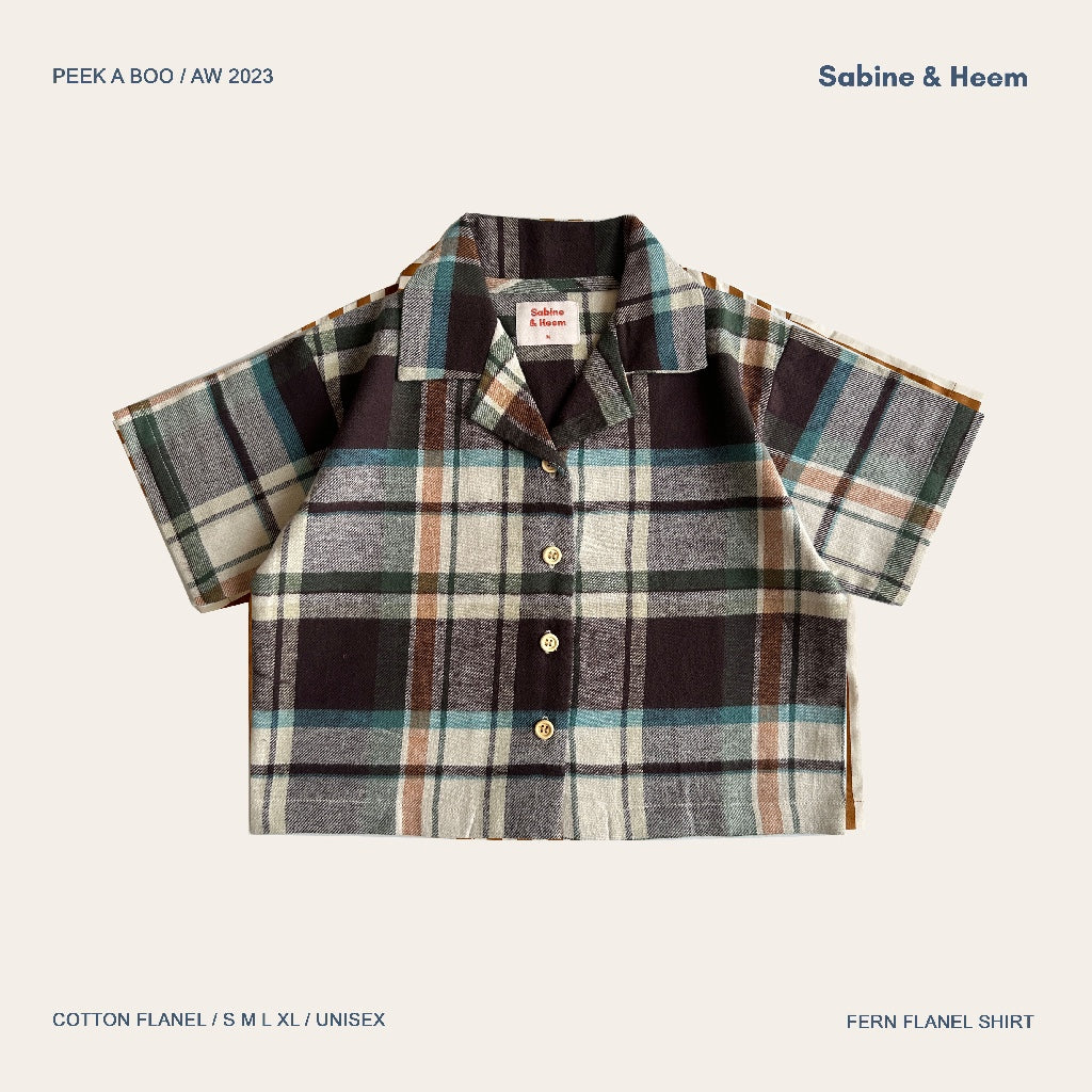 Fern Tartan Shirt Black&White - Sabine & Heem
