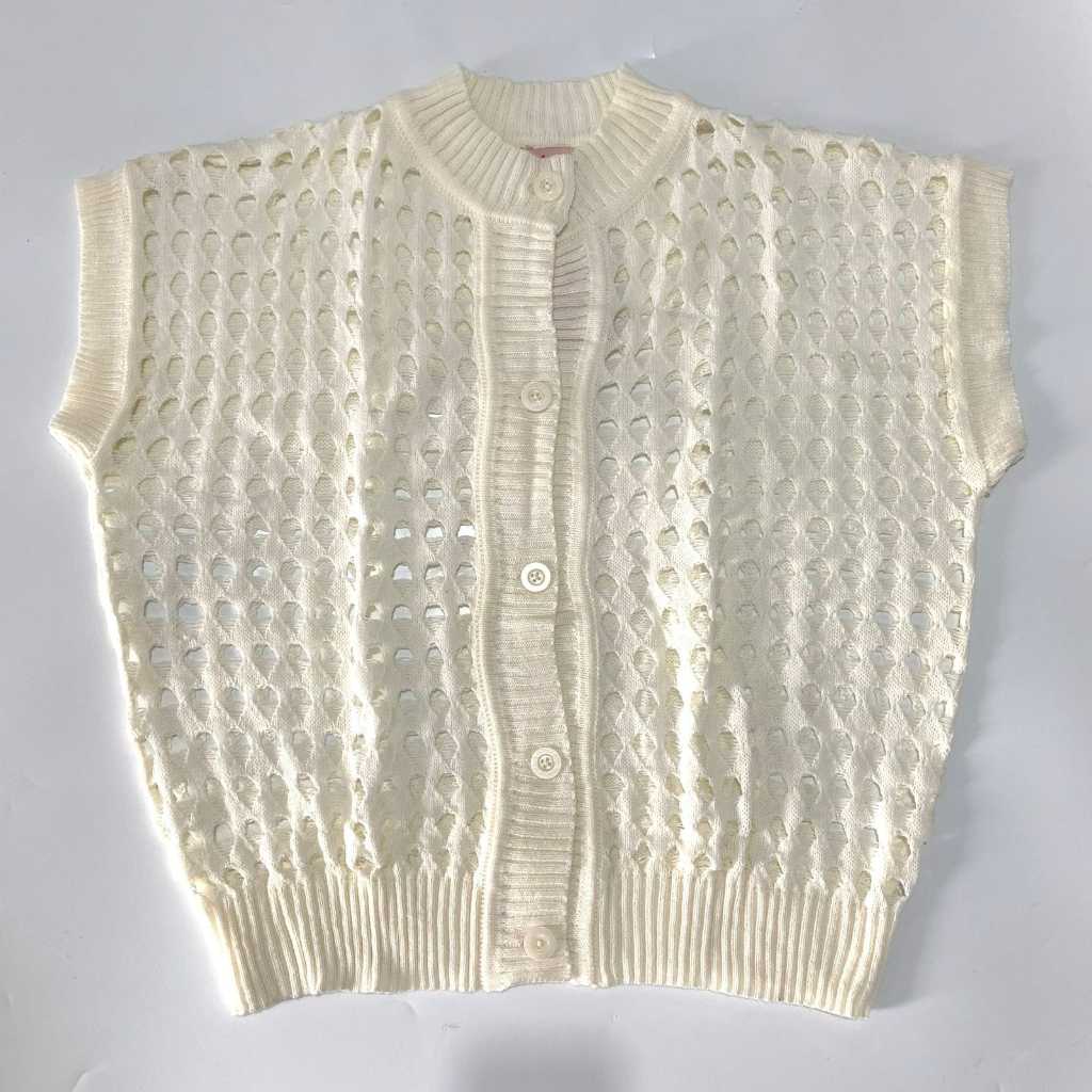 Audrey Vest White - Vintage House