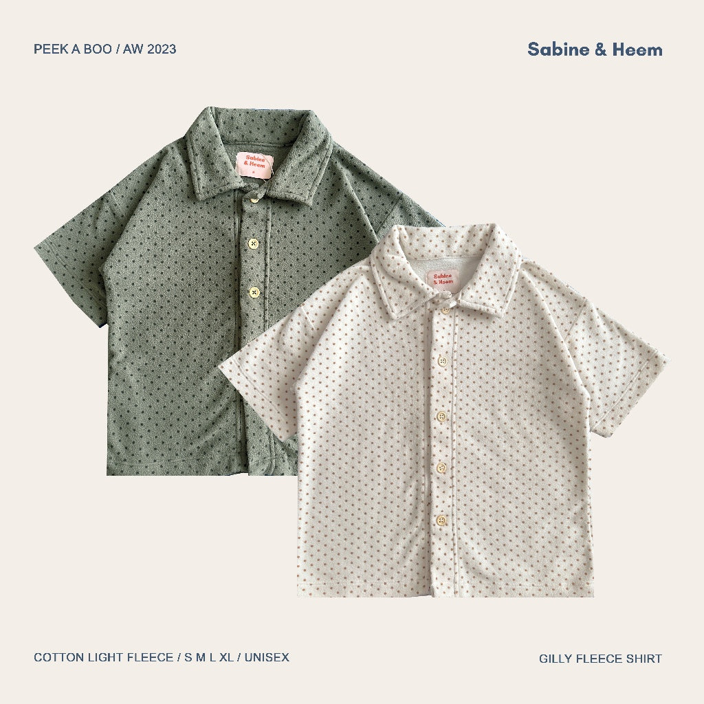 Gilly Fleece Shirt Matcha - Sabine & Heem