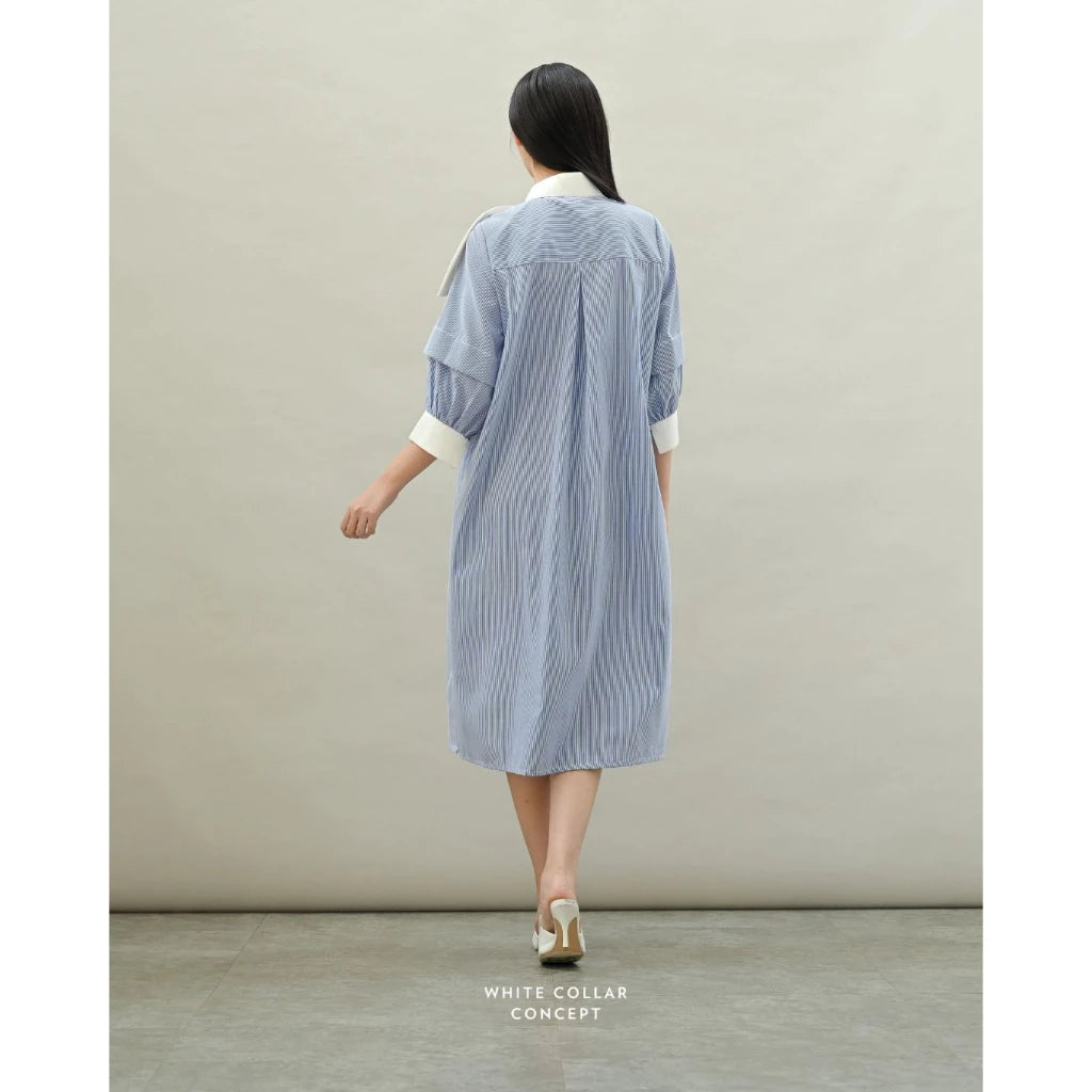 Livy Dress - White Collar Concept