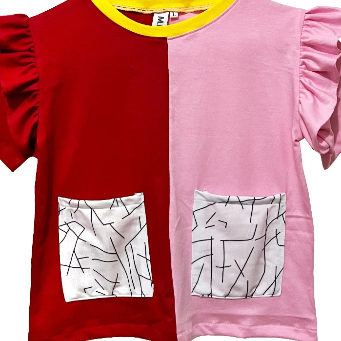 HGL Bambini - Two Color Strawberry Play Line T-Shirt - Mplayground