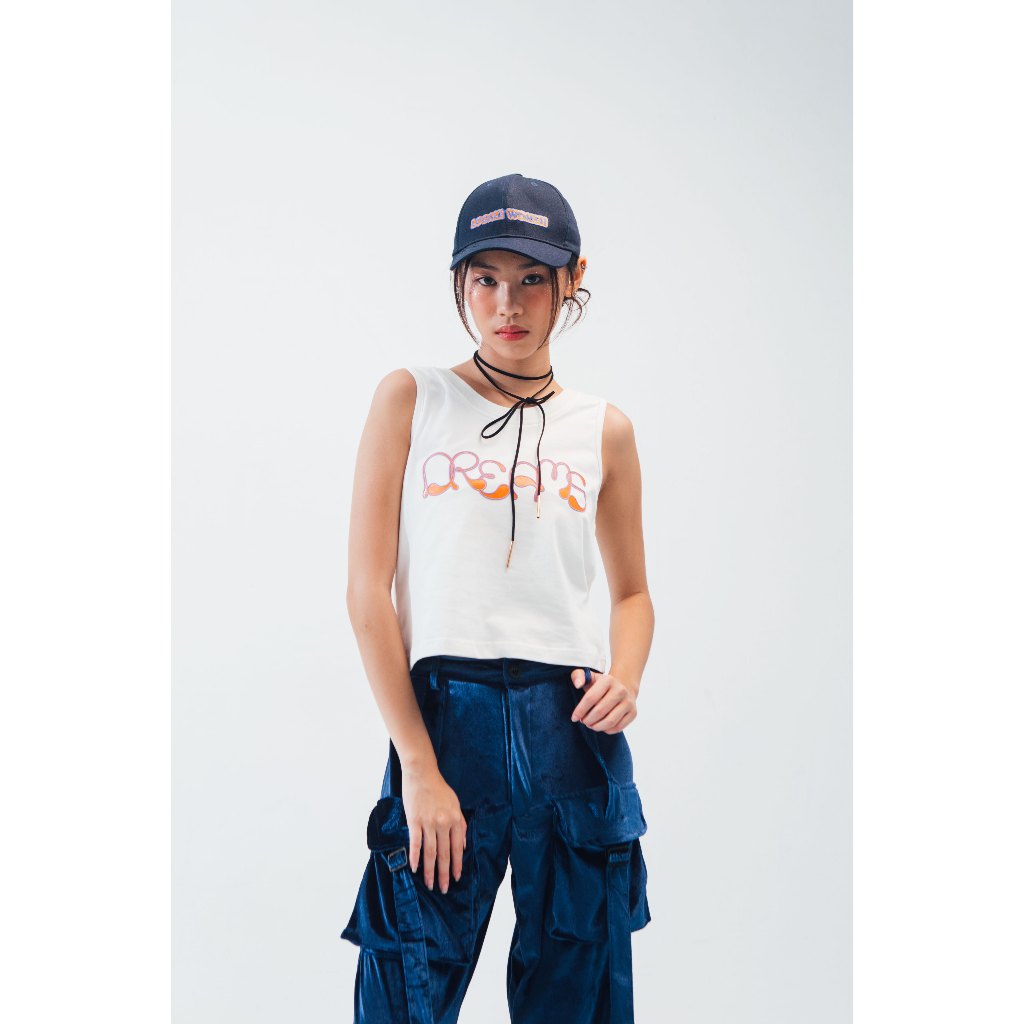 Dreamland Thanktop Broken White - Locale Women