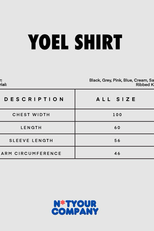Yoel Shirt Blue - Not Your Company