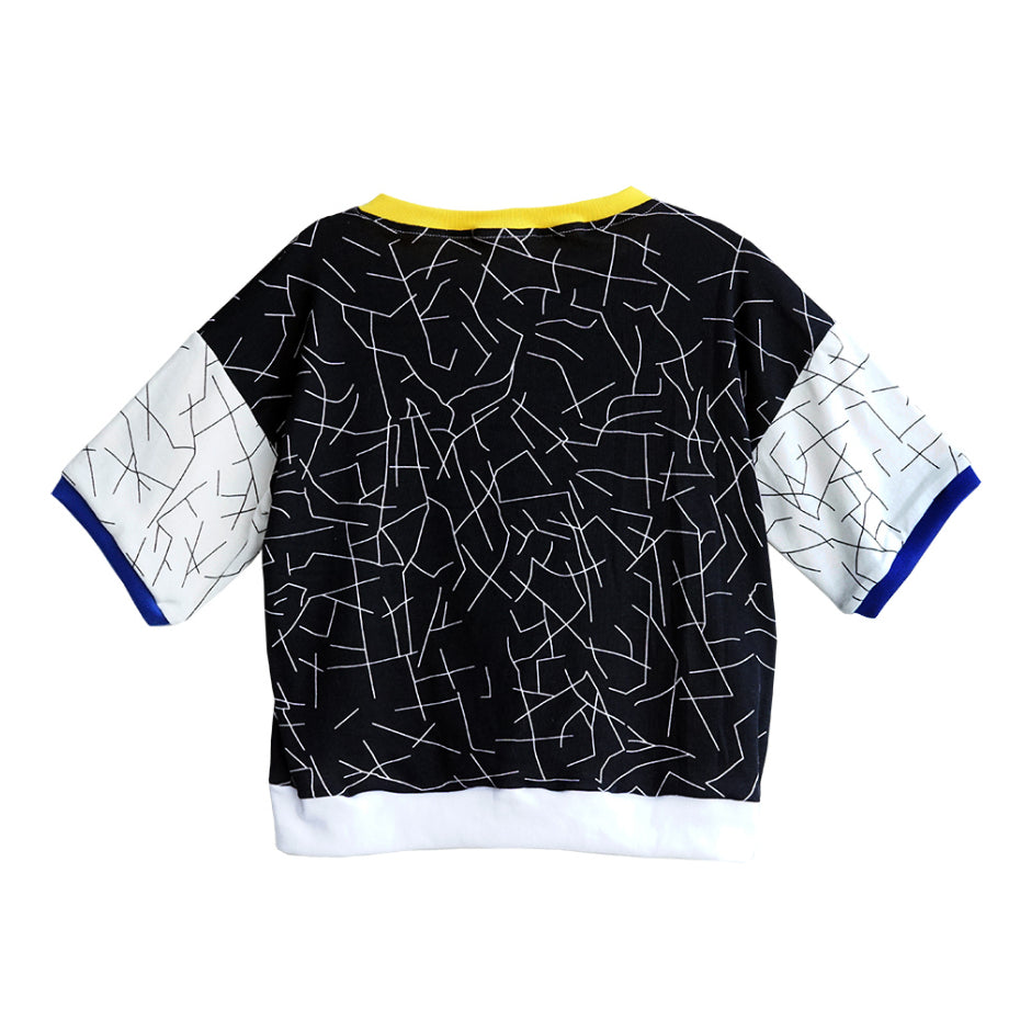 Play Lines Tee Black - Mplayground