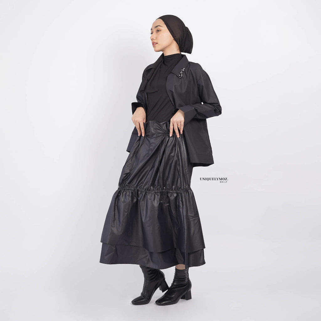 Barkley Skirt Black - Uniquelymoz