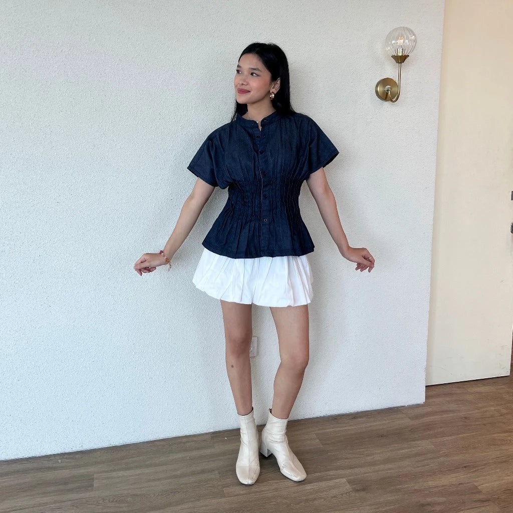 Mirael Denim Vest - Bling It On